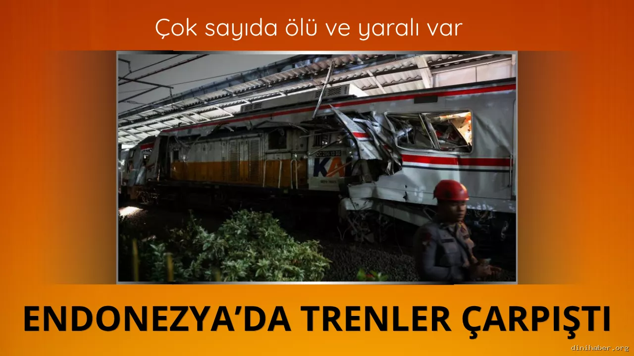 Endonezya'da tren kazası! Çok sayıda ölü ve yaralı var